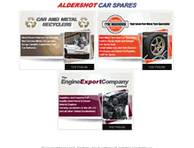 Tablet Screenshot of aldershotcarspares.com